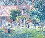 Melchers, Gari Julius The Unpretentious Garden oil painting artist